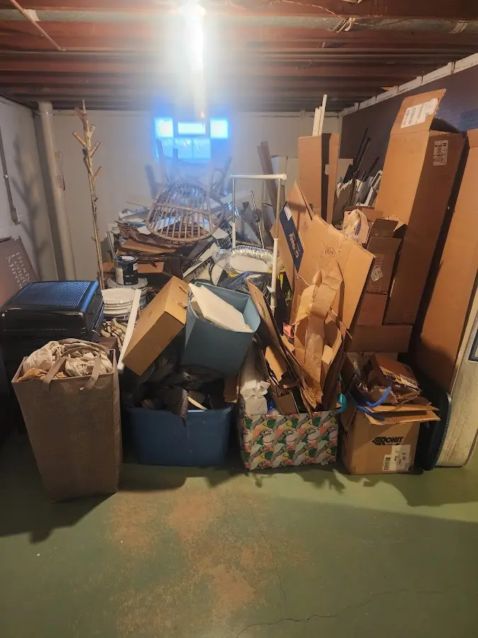 Roll-off dumpster container at job site for Yard Waste Dumpster Rental in Tehachapi